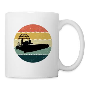 Airboat Fanboat Airboating Planeboat Bateau de marais - Mug blanc - blanc - Droite