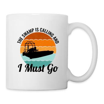 Airboat Fanboat Airboating Planeboat Bateau de marais - Mug blanc - blanc - Droite
