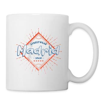 Madrid Spain City Skyline Home Love Holidays - Mug - white - Right