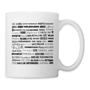 Cities of the world - Mug - white - Right