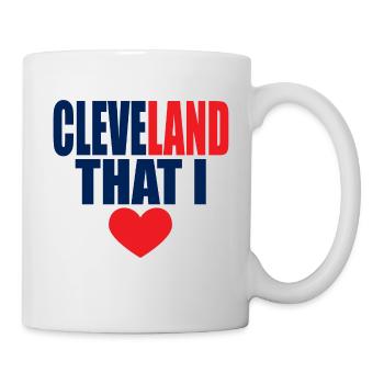01 cleveland that I love copy - Mug blanc - blanc - Droite