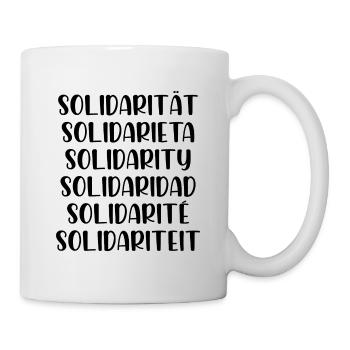 Solidarität - Tasse - Weiß - Rechts