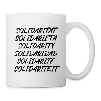 Solidarität - Tasse - Weiß - Rechts