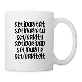 Solidarität - Tasse - Weiß - Rechts
