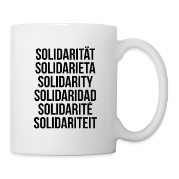 Solidarität - Tasse - Weiß - Rechts