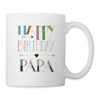 Happy Birthday Papa - Mug - white - Right