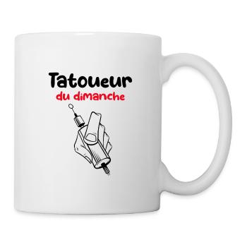 Tatoueur du dimanche - Mug blanc - blanc - Droite
