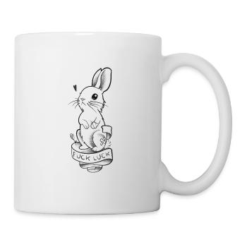 Petit lapin mignon pas trés chanceux - Mug blanc - blanc - Droite