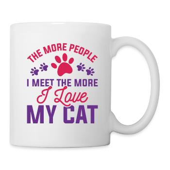 I Love My Cat - Mug - white - Right