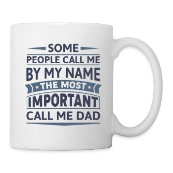 Certaines personnes m’appellent par mon nom - Mug blanc - blanc - Droite