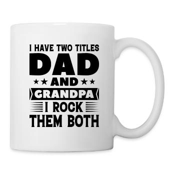 Papa und Opa - Tasse - Weiß - Rechts