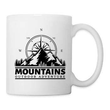Mountains Outdoor Mountains Mountaineering Extreme Sports - Mug - white - Right