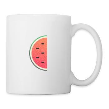 Sommerliche Wassermelone - Tasse - Weiß - Rechts