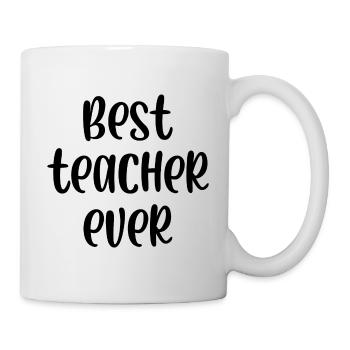 Best teacher ever - Mug - white - Right