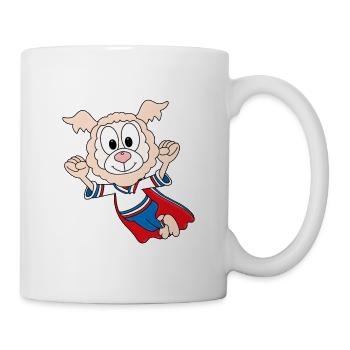 SUPERHELD - LAMA - ALPAKA - TIERISCH - TIER - Tasse - Weiß - Rechts