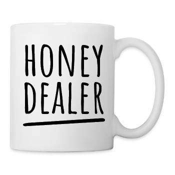 Honey Dealer Beekeeper Bee Honey Beekeeping Honeycomb - Mug - white - Right