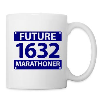 Futur marathonien Coureur Course Bébé Garçon Fille - Mug blanc - blanc - Droite