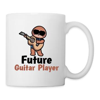 Future Guitar Player Guitarist Music Baby Boy Girl - Mug - white - Right