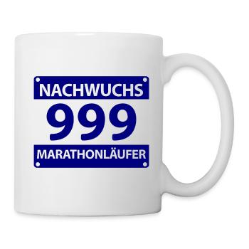 Nachwuchs Marathonläufer Läufer Laufen Baby Jungen - Tasse - Weiß - Rechts