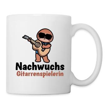 Nachwuchs Gitarrenspielerin Gitarre Baby Mädchen - Tasse - Weiß - Rechts