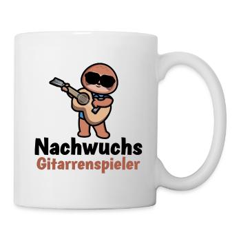 Nachwuchs Gitarrenspieler Gitarre Baby Jungen - Tasse - Weiß - Rechts