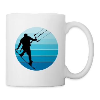 Kitesurfen Kiteboarding Kiteboarder Kitesurf - Tasse - Weiß - Rechts