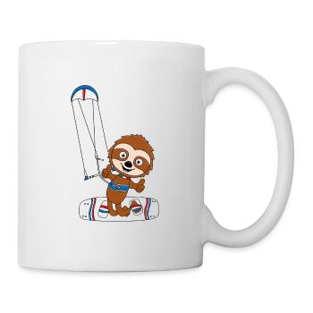 FAULTIER - KITER - KITESURFER - KITE - KITESURFEN - Tasse - Weiß - Rechts