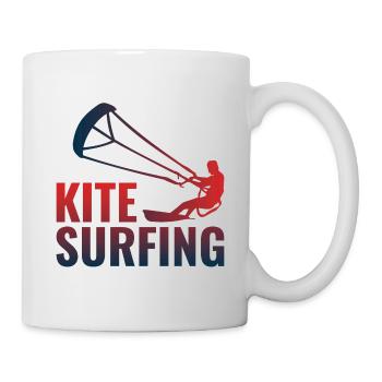 Kitesurfen Kiteboarding Kiteboarder Kitesurf - Tasse - Weiß - Rechts