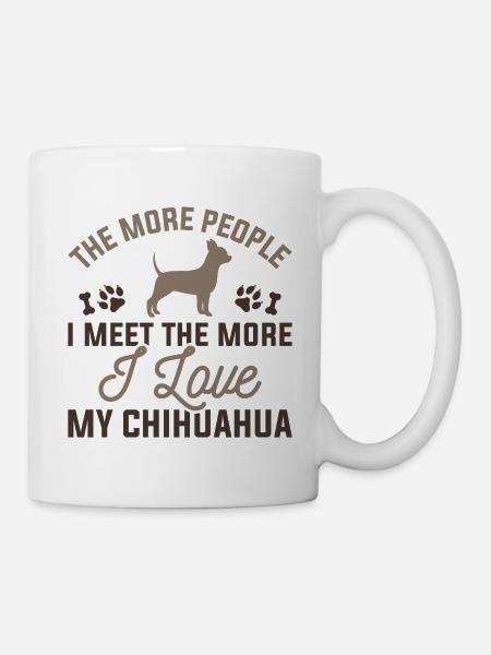 Ich liebe meinen Chihuahua - Tasse - Weiß