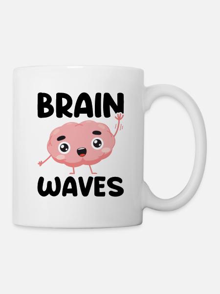 Brain Waves - Mug - white