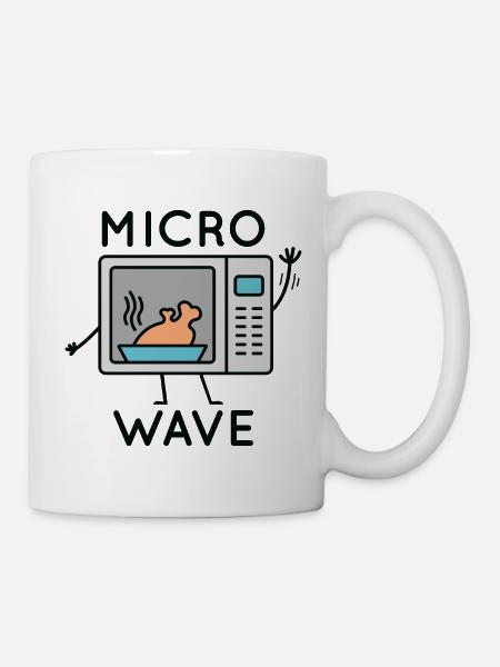 Micro onde - Mug blanc - blanc