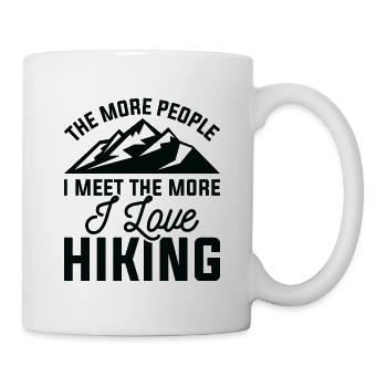 I Love Hiking - Mug - white - Right