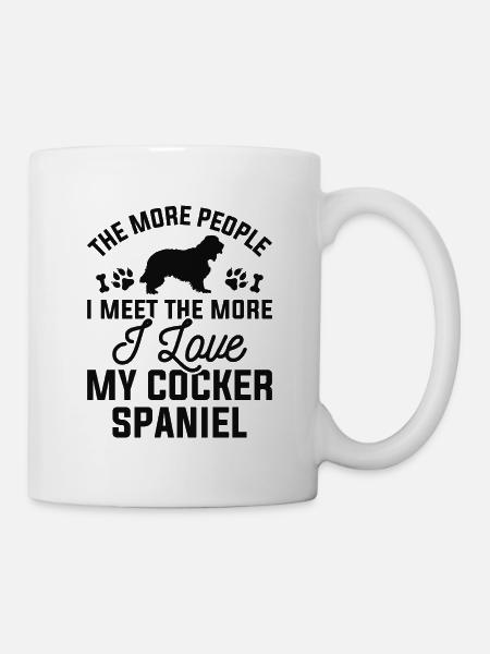Ich liebe meinen Cocker Spaniel - Tasse - Weiß