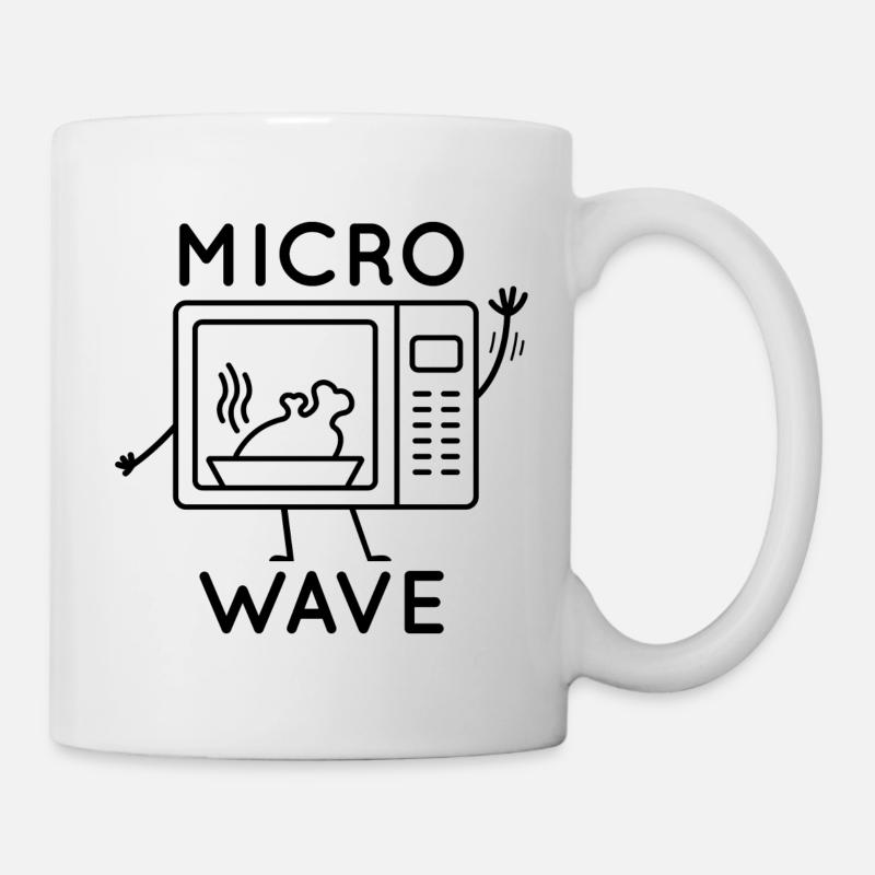 Mikrowelle - Tasse - Weiß