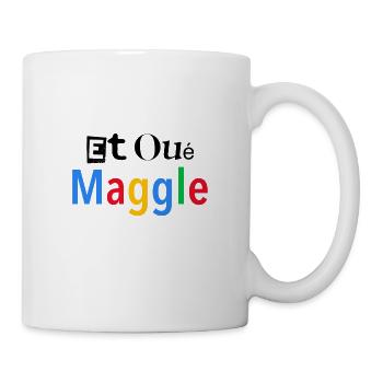 Et oué maggle - Mug blanc - blanc - Droite