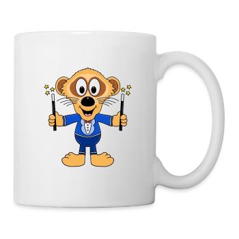 ERDMÄNNCHEN - ZAUBERER - MAGIER - TIERISCH - Tasse - Weiß - Rechts