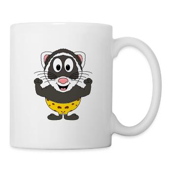 FRETTCHEN - MUSKELN - FITNESS - BODYBUILDING - Tasse - Weiß - Rechts