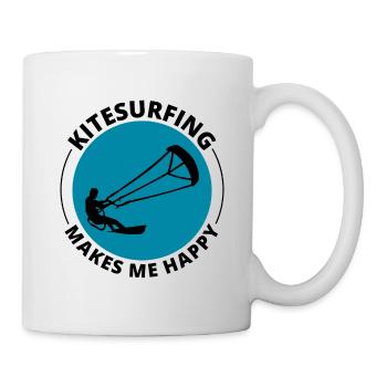 Kitesurfen Kitesurfen Kiteboarding Kiteboarder - Tasse - Weiß - Rechts