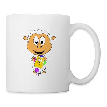 SCHAF - DRACHE - DRACHENSTEIGEN - TIER - TIERISCH - Tasse - Weiß - Rechts
