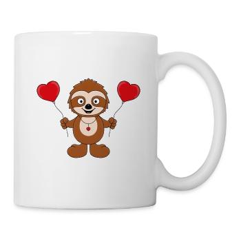 FAULTIER - LIEBE - LOVE - TIER - VERLIEBT - Tasse - Weiß - Rechts
