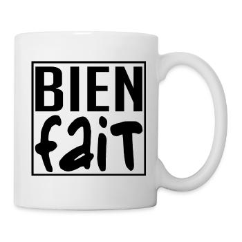 Bien fait - Mug blanc - blanc - Droite