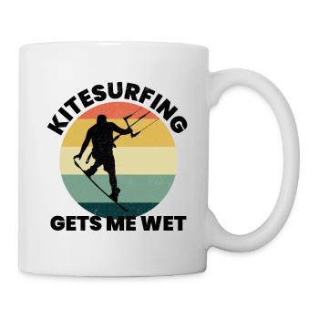 Kitesurfen Kitesurfen Kiteboarding Kiteboarder - Tasse - Weiß - Rechts