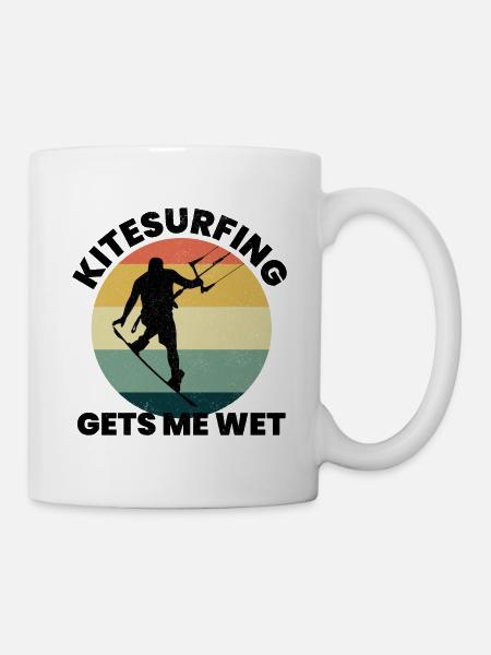 Kitesurfen Kitesurfen Kiteboarding Kiteboarder - Tasse - Weiß