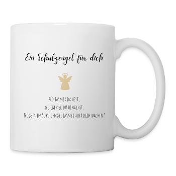 Schutzengel Geschenk - Tasse - Weiß - Rechts