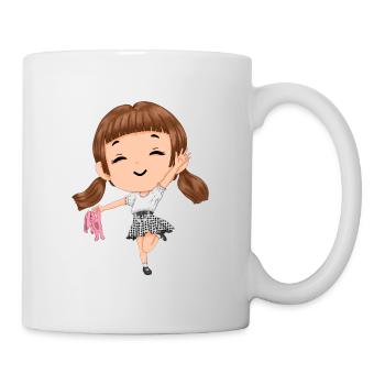cute girl 👧 - Mug - white - Right