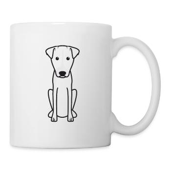 Chien terrier brésilien Dessin animé Kawaii Illustration - Mug blanc - blanc - Droite