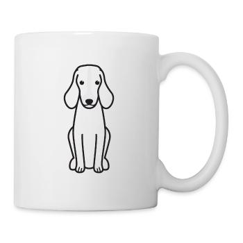 Bleu De Gascogne Dog Cartoon Kawaii Illustration - Mug - white - Right