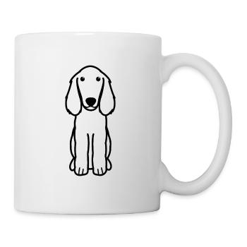 Boykin Spaniel Dog Cartoon Kawaii Illustration - Mug blanc - blanc - Droite