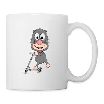 MAULWURF - ROLLER - TIER - TIERISCH - SPORT - Tasse - Weiß - Rechts