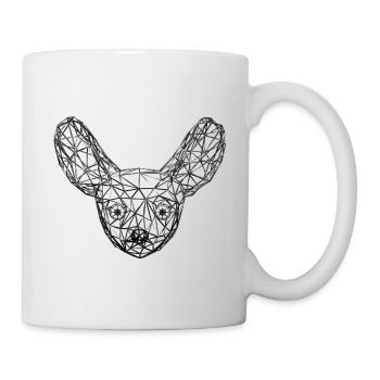 Metallic Geometric Fennec Fox - Mug - white - Right